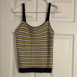 Striped Knit Tank Top